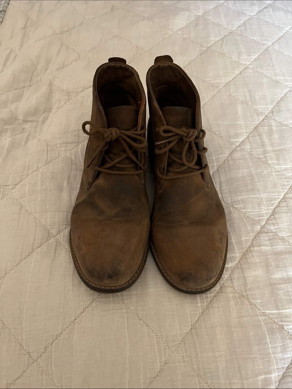 Clarks Brown Leather Ankle Booties - Lace-Up Women's Boots